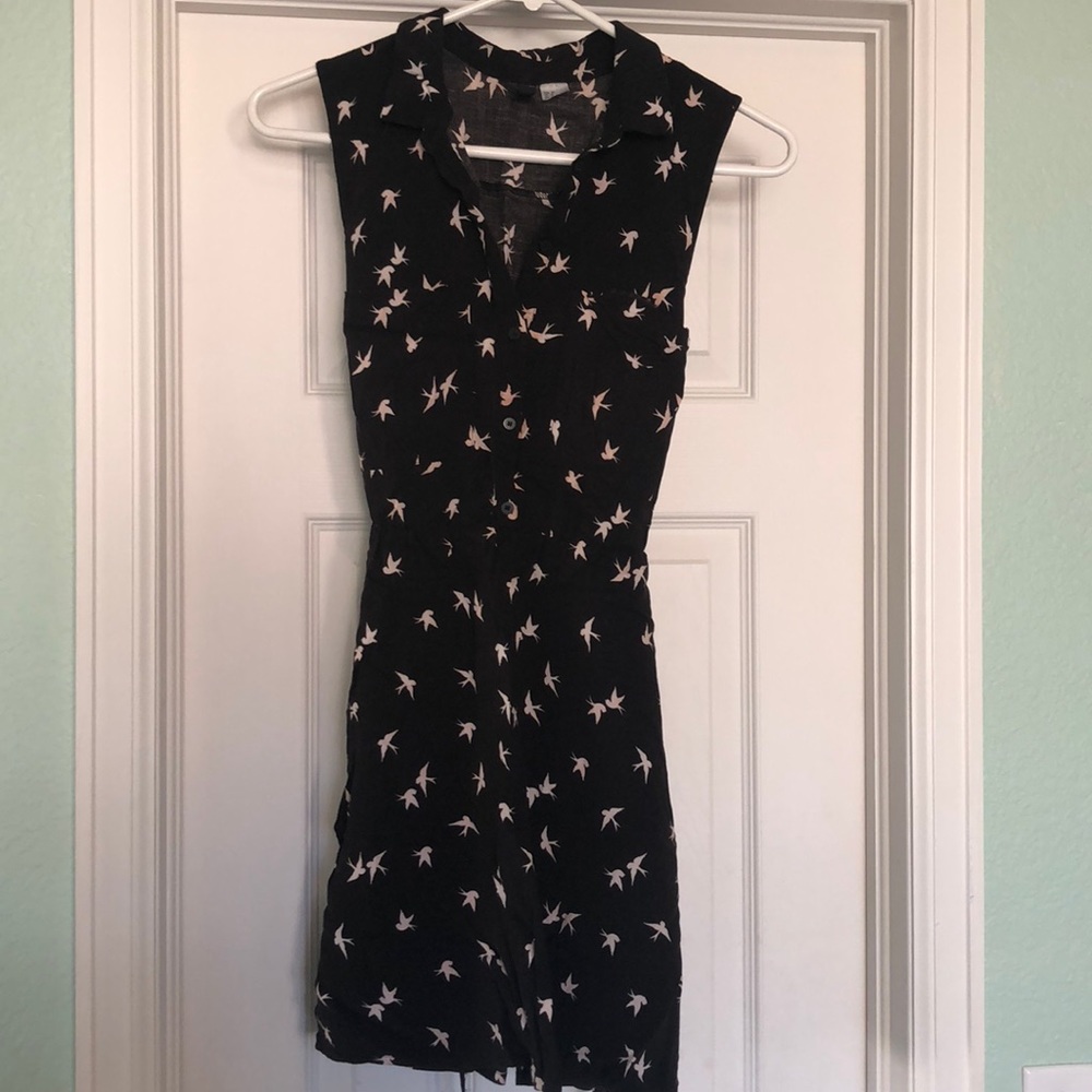 Light-weight summer bird dress